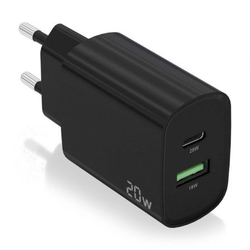 Cargador De Pared Aisens A110-0755/ 1Xusb Tipo-C/ 1Xusb/ 20W