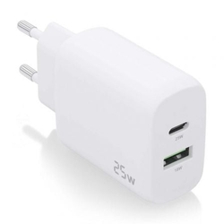 Cargador De Pared Aisens A110-0758/ 1Xusb Tipo-C/ 1Xusb/ 25W