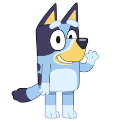 Cojin 3D Bluey