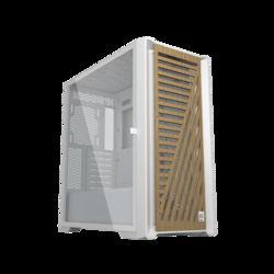 Caja Artisan Noble Blanca Con Frontal De Madera