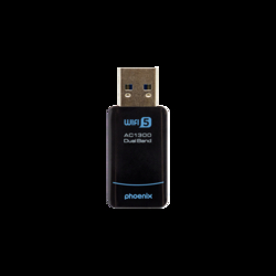 Phoenix Nano Adaptador Usb Receptor Red Inalámbrico 1300Mbps
