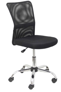 SILLA PARDAL RESPALDO MALLA NEGRO