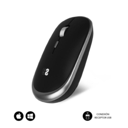 Raton Optico Wireless Mini Flat Space Grey Subblim