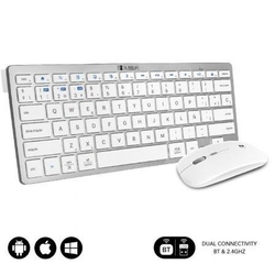 Teclado Y Ratón Inalámbrico Por Bluetooth Subblim Oco010 Com