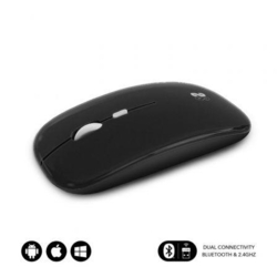 Ratón Inalámbrico Por Bluetooth Subblim Dual Flat/ Batería R
