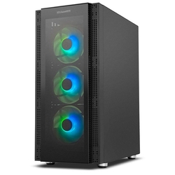 Nox Caja Atx Hummer Horus. Semitorre. Argb. Frontal Y Latera