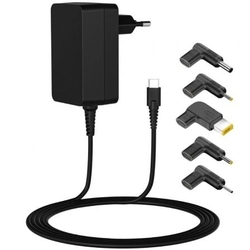 Cargador Universal Leotec Notebook 45W Type-C/ 1X Usb Tipo-C