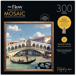 PUZZLE MAGNETICO FLOW MOSAIC 300PIEZAS VENECIA CON MARCO