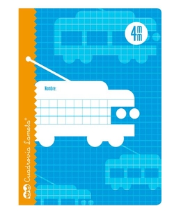 CAHIER 4º 30H 70G CUADROVIA 4MM