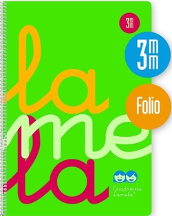 CADERNO ESPIRAL Fº 80H 90G 3MM VERDE QUADRICULADO PP.