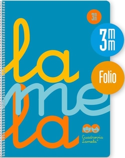 CADERNO ESPIRAL Fº 80H 90G 3MM AZUL CUADROVIA PP.