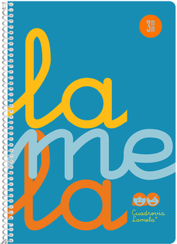 CAHIER SPIRALE 4º 80H 90G 3MM BLEU CUADROVIA PP.