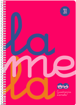 CADERNO ESPIRAL 4º 80H 90G 3MM ROSA CUADROVIA PP.