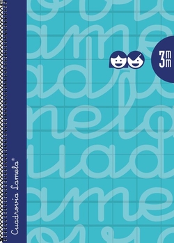 CADERNO ESPIRAL Fº 80H 90G 3MM TURQUESA QUADRICULADO EXTRADUR