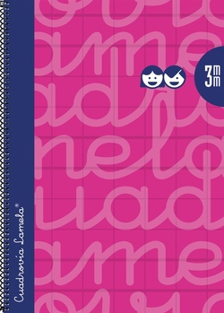 SPIRAL NOTEBOOK Fº 80H 90G 3MM FUCHSIA CUADROVIA EXTRADURA