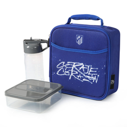 Bolsa Porta Alimentos Termica + Botella + Tupper Atletico De