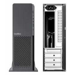 Caja Microatx Slim Coolbox T313-Bz 1X 3.5? 2X2.5? Gpu 225Max
