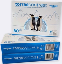 C/5 PACK 500 SHEETS A4 80G TORRAS CONTRAST