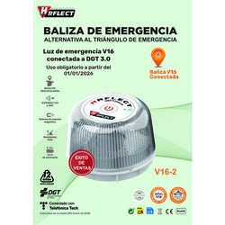 Luz De Emergencia Hrflect V16-Hr Baliza Luz De Emergencia Ho