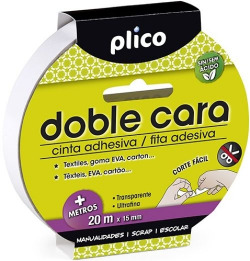 CINTA DOBLE CARE ADHESIVA 15MMX20M