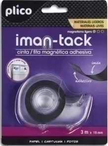 Magnetic adhesive tape blister pack with dispenser, 3 meters