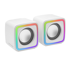 Altavoces Bluetooth Argb Mscube White Mars Gaming