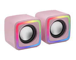 Altavoces Bluetooth Argb Mscube Pink Mars Gaming