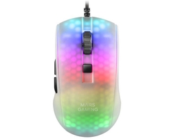 Raton Optico Mmr Rgb Blanco Mars Gaming