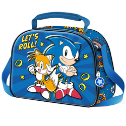 Bolsa Portameriendas 3D Lets Roll Sonic The Hedgehot