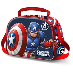 Bolsa Portameriendas 3D Patriot Capitan America Marvel