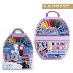 SET COLOREABLE 50 PEZAS FROZEN