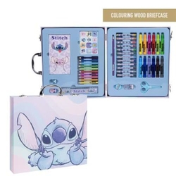 MALETIN PAPELERIA COLOREABLE STITCH DISNEY