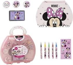 SET PAPELERIA COLOREABLE MALETIN MINIE 28X23X4CM