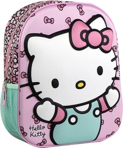 MOCHILA INFANTIL 3D HELLO KITTY