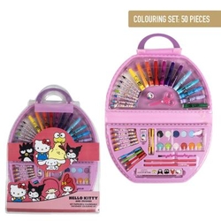 SET COLOREABLE 50 PEZAS HELLO KITTY