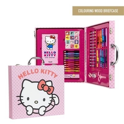 MALA SET COLOREABLE HELLO KITTY