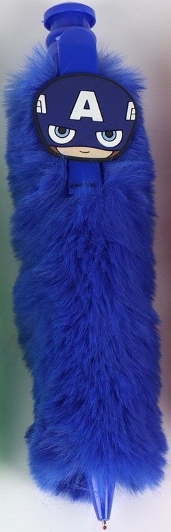 BOLIGRAFOS PELUCHE AVENGERS AZUL