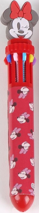 PEN 10 COLORS MINNIE RED