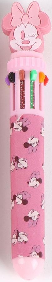 BOLIGRAFO 10 CORES MINNIE ROSA