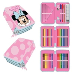 PLUMIER CON ACCESORIOS MINNIE MOUSE