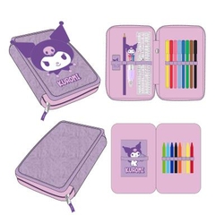 DOUBLE PENCIL PEN HELLO KITTY KUROMI