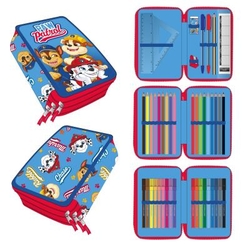 PLUMIER DOBLE AMB ACCESSORIS PAW PATROL