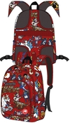 MOTXILA ESCOLAR TRIPLE MIX MOON ADAP. CARRO 44X18X33CM
