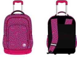 HEARTS MAGNUS TRIPLE SCHOOL BACKPACK WITH WHEELS 47X24X30 CM