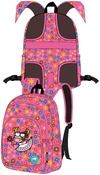 MOCHILA ESCOLAR TRIPLE VACALINE MOON ADAP. CARRO 44X18X33CM