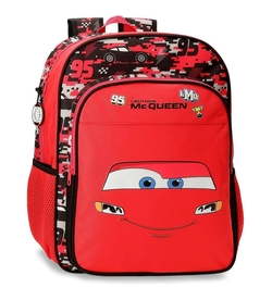 MOCHILA ADAPTAVEL 40 CM CARS MQUEEN RED DISNEY 40X30X13CM