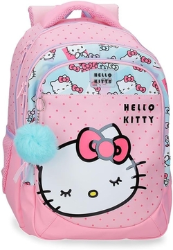 MOTXILA ADAPTABLE 42CM HELLO KITTY BOWS