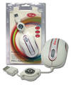 MOUSE MINI OPTICO USB 3FREE MSM201/WP CABLE RETRACTIL BLANCO