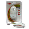 MOUSE OPTICO USB 3FREE MCM101/WP DISEÑO BLANCO ROSA
