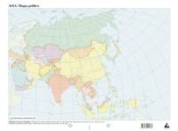 PACK / 50 ASIA POLITICAL MAPS MUDOS